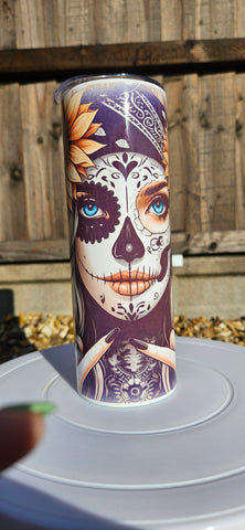 Sugar Skull Tumbler