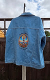Get Lost upcycled denim jacket